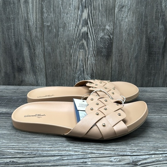 Women's Trudy Slide Sandals - Universal Thread Tan - Picture 7 of 8